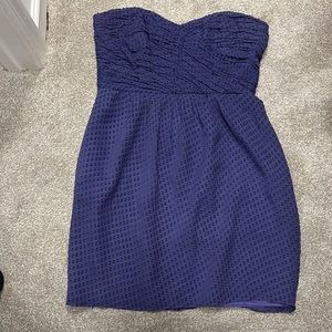 Shoshanna purple strapless dress